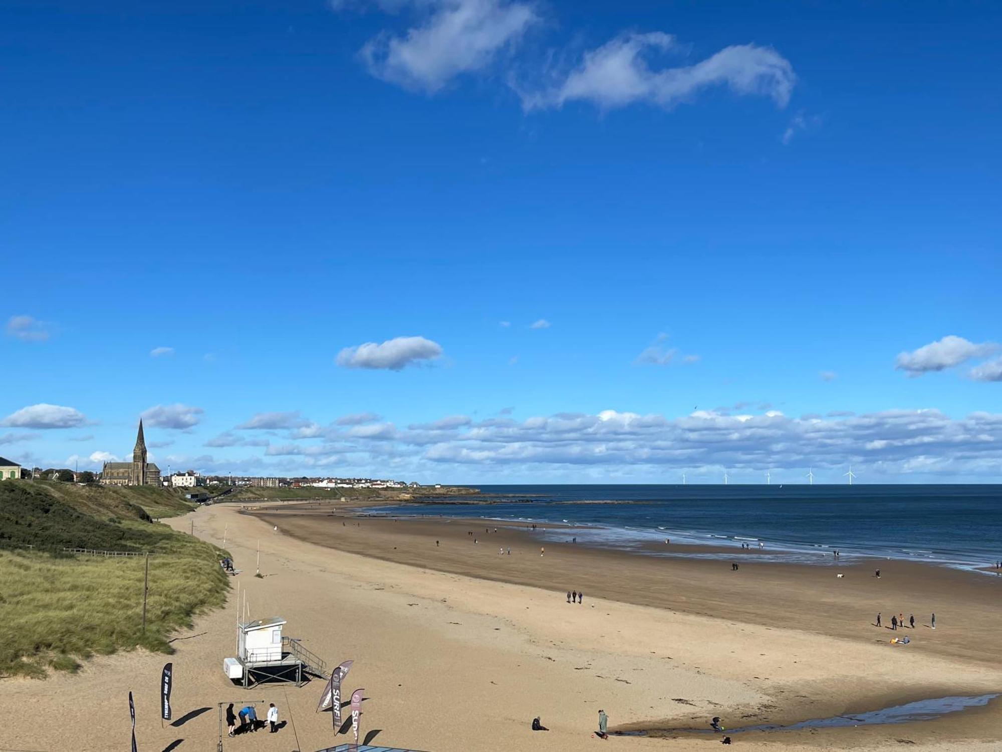 Longsands Beach Apartment 3 Tynemouth Free Onsite Parking Exteriör bild